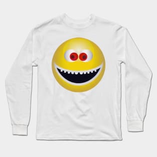 Monster Smiley Face Long Sleeve T-Shirt